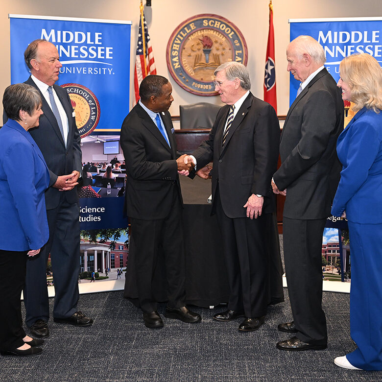 M.S. in Legal Studies program launched in partnership with Nashville School of Law and MTSU’s Scott Borchetta College of Media and Entertainment